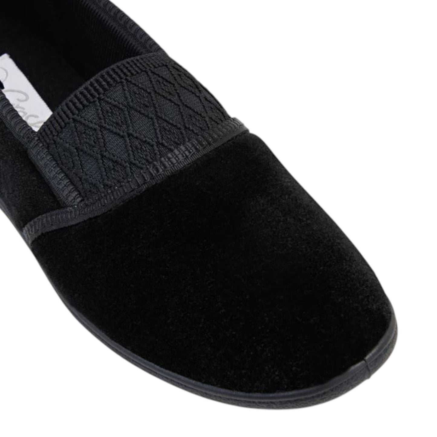 Womens Grosby Candy Slippers Black
