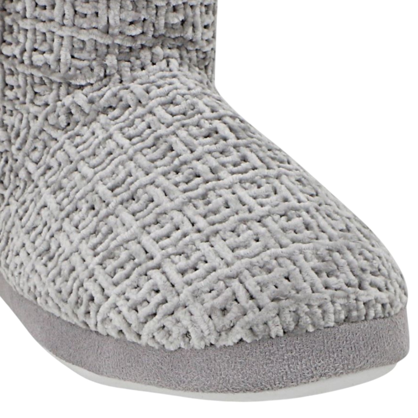 Womens Grosby Davina Boot Slippers Grey