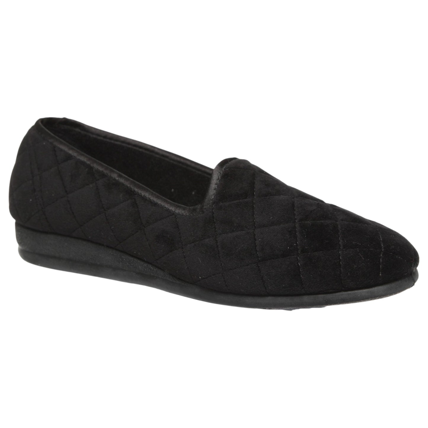 Womens Grosby Dawn Slippers Black