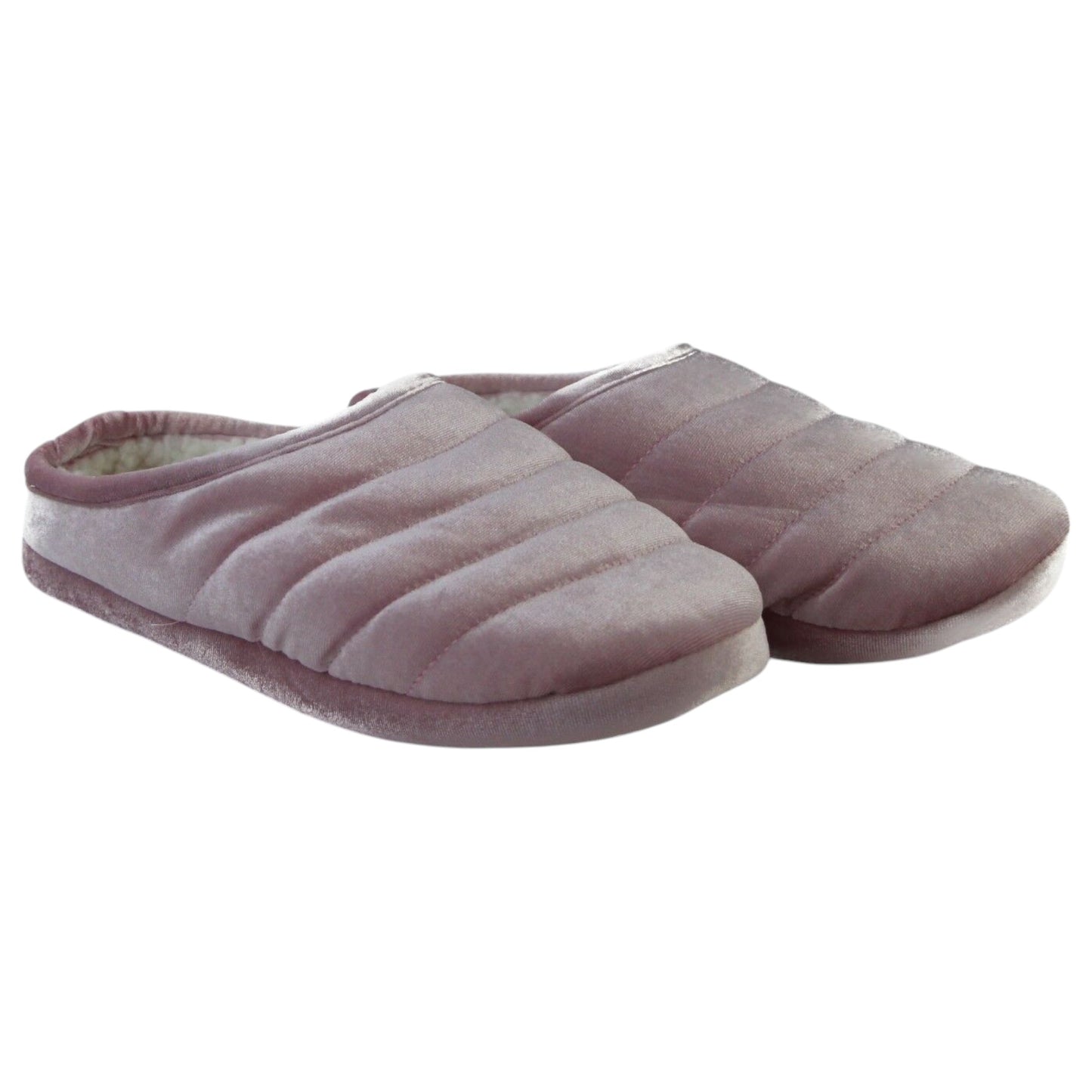 Womens Grosby Puffer Slip On Slippers Pink