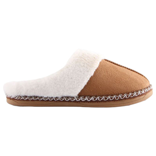 Womens Grosby INVISIBLE TRIDENT Slippers Tan