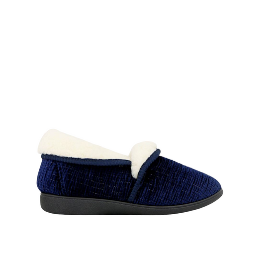 Womens Grosby Kathy Slippers Navy