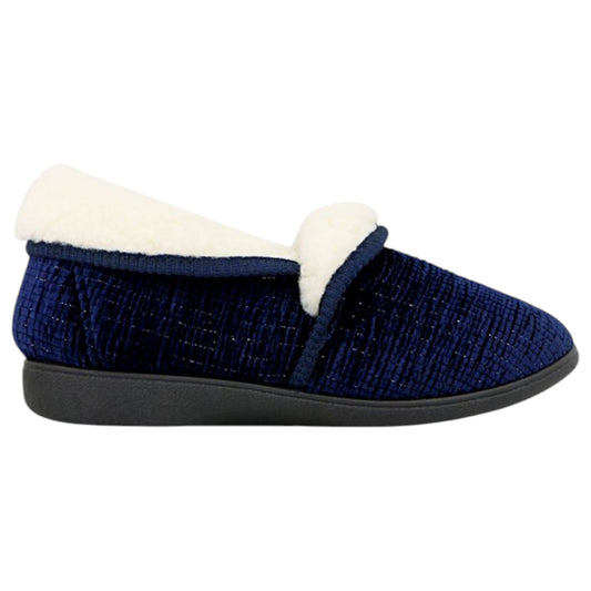 Womens Grosby Kathy Slippers Navy