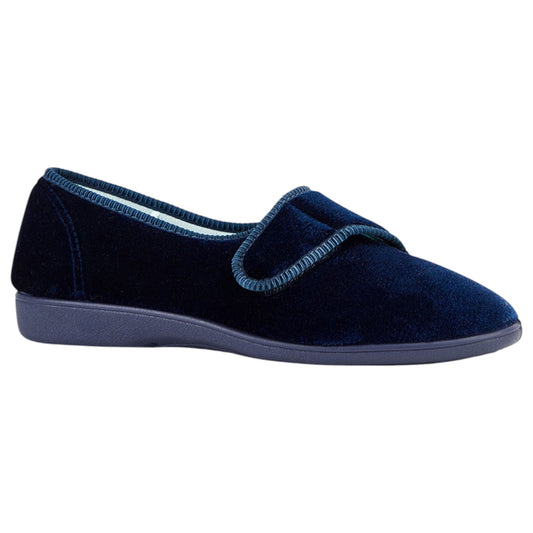 Womens Grosby Lilian Slippers Deep Navy