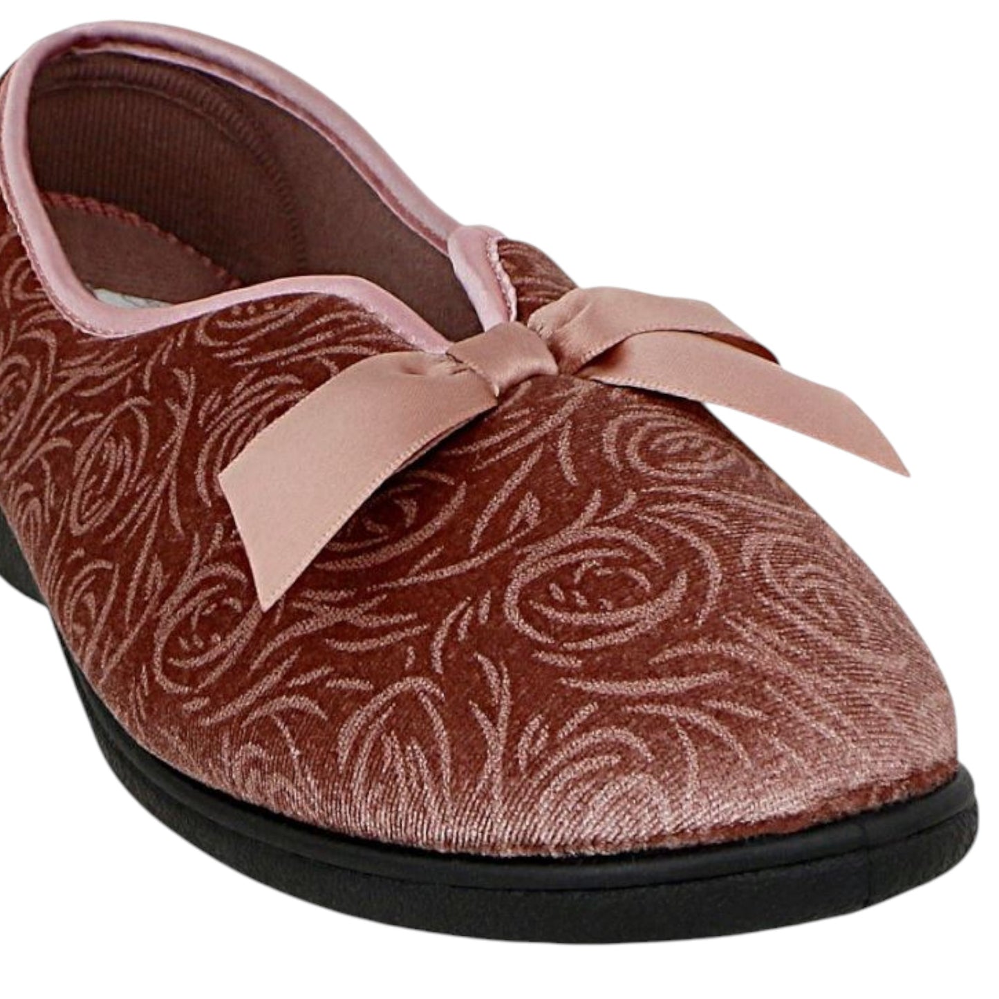 Womens Grosby Viola Slippers Blush