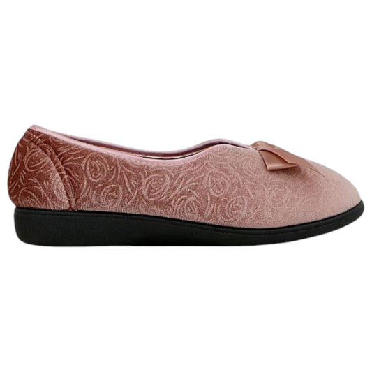 Womens Grosby Viola Slippers Blush