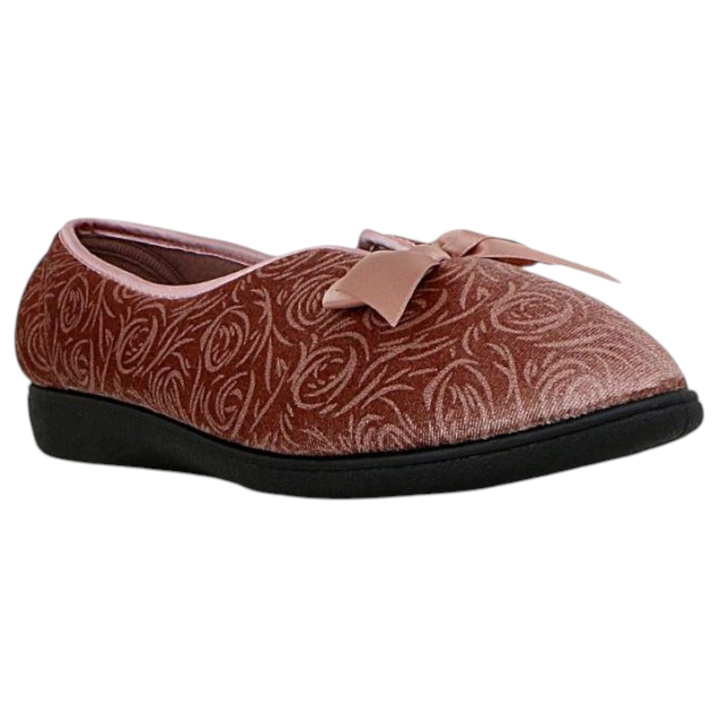 Womens Grosby Viola Slippers Blush