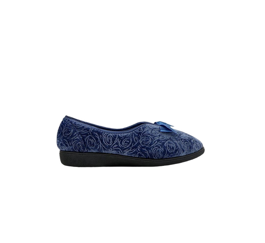 Womens Grosby Viola Slippers Blue