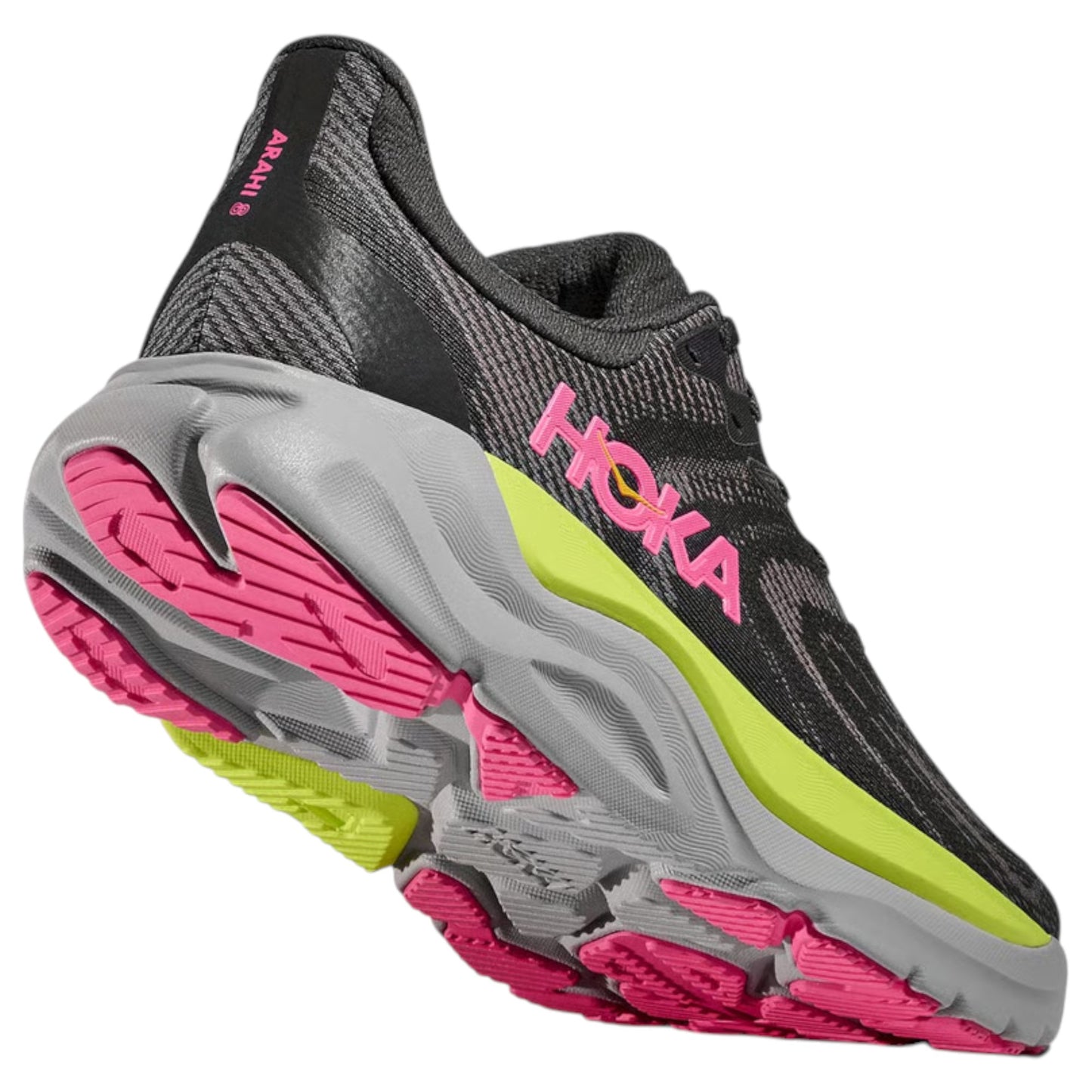 Womens Hoka Arahi 8 Shoes Charcoal Grey