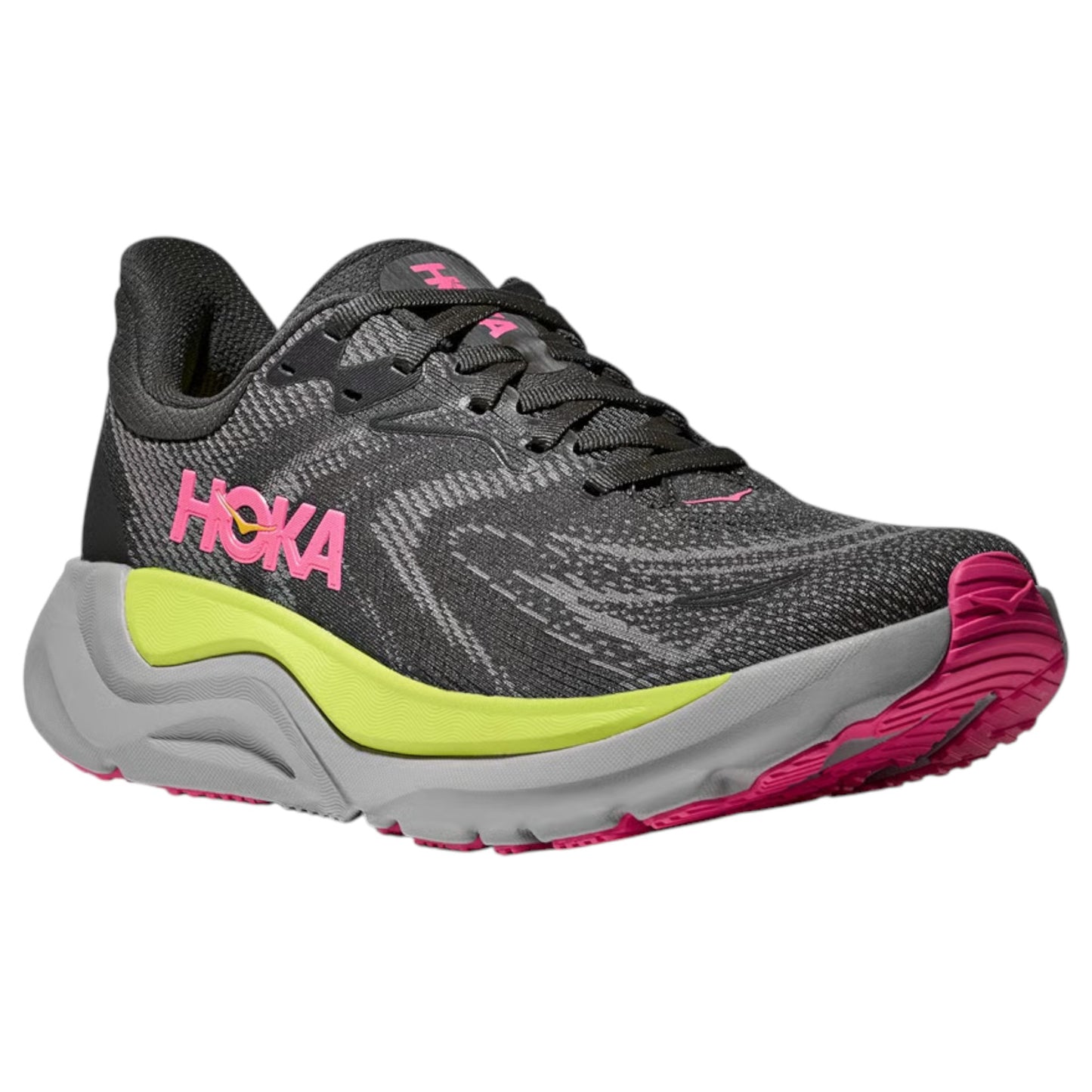 Womens Hoka Arahi 8 Shoes Charcoal Grey