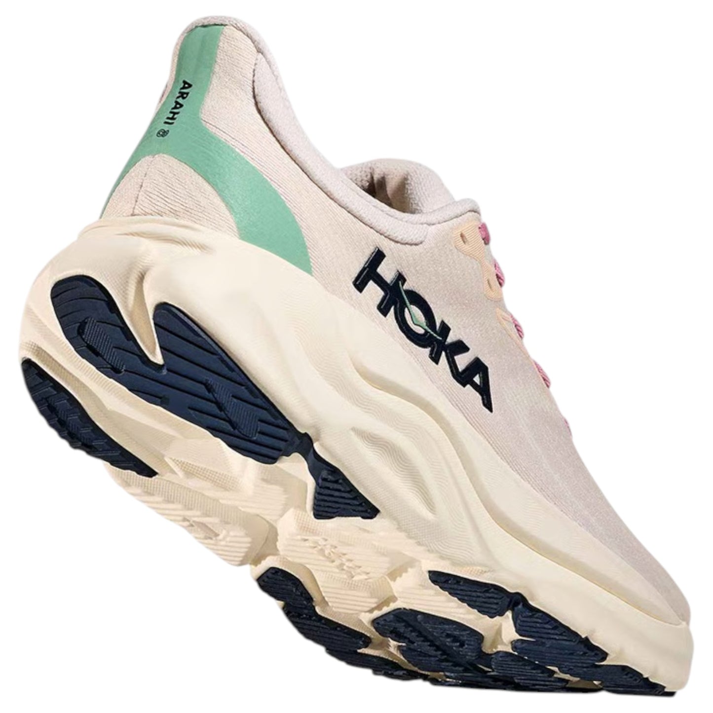 Womens Hoka Arahi 8 Shoes Rose Cream