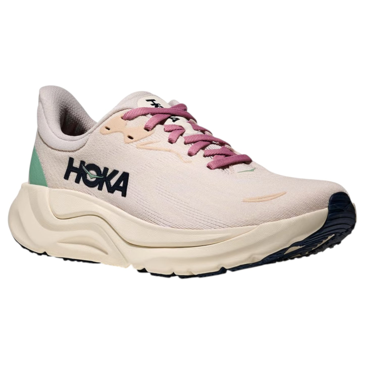 Womens Hoka Arahi 8 Shoes Rose Cream