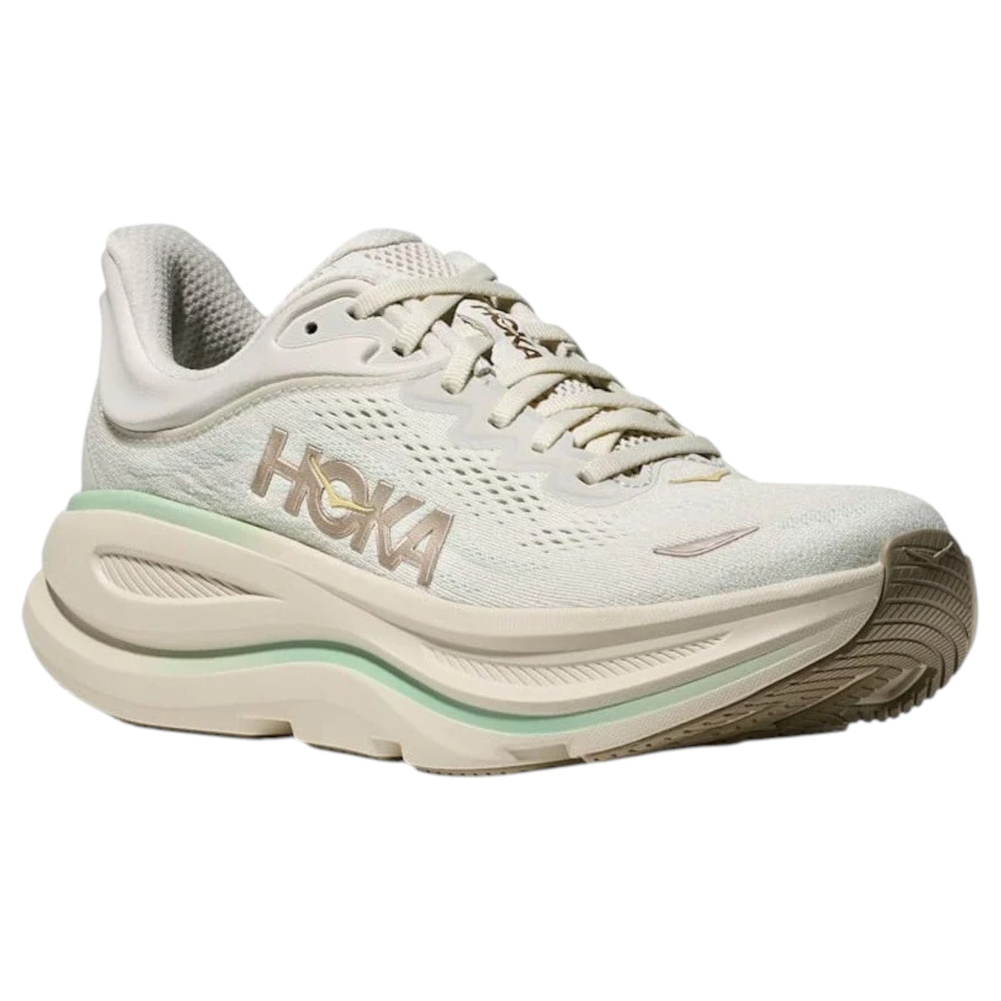 Womens Hoka Bondi 9 Shoes Truffle Salt