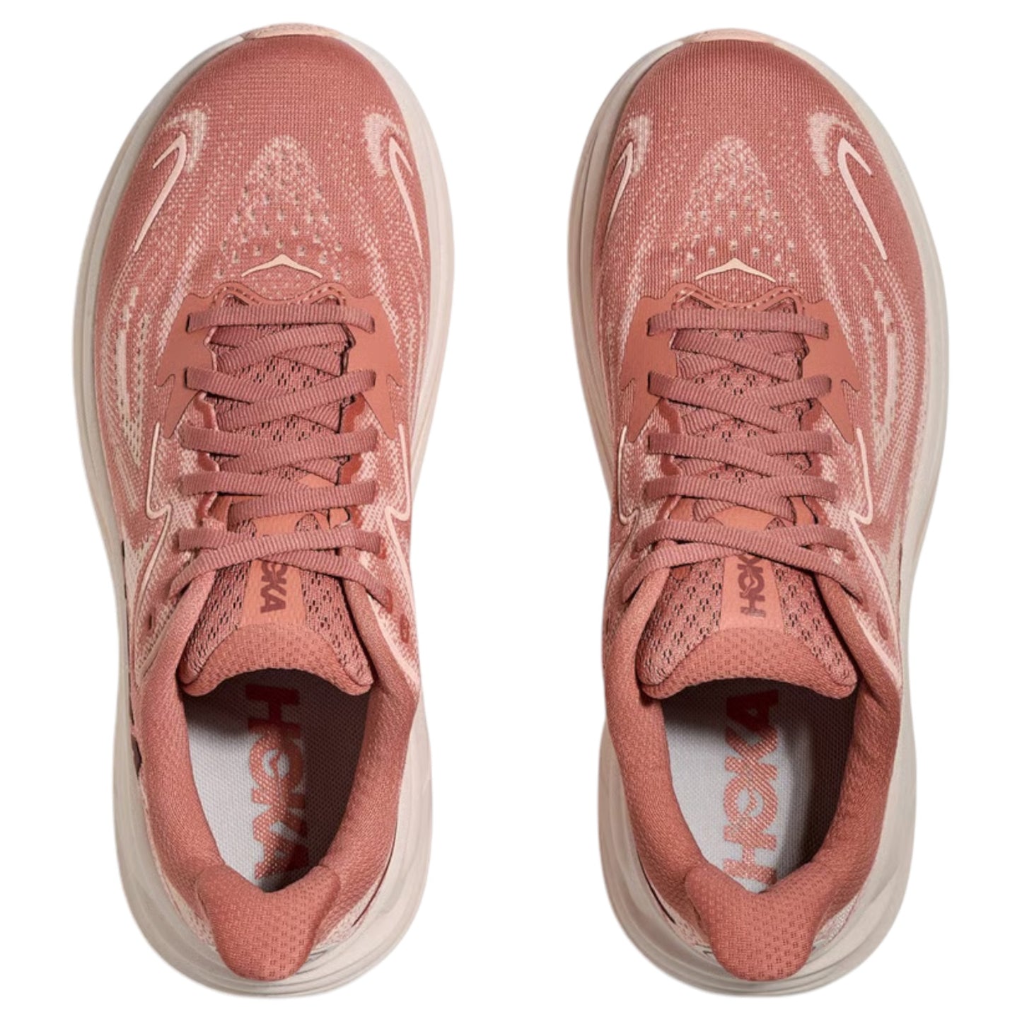 Womens Hoka Clifton 10 Shoes Blush Rose