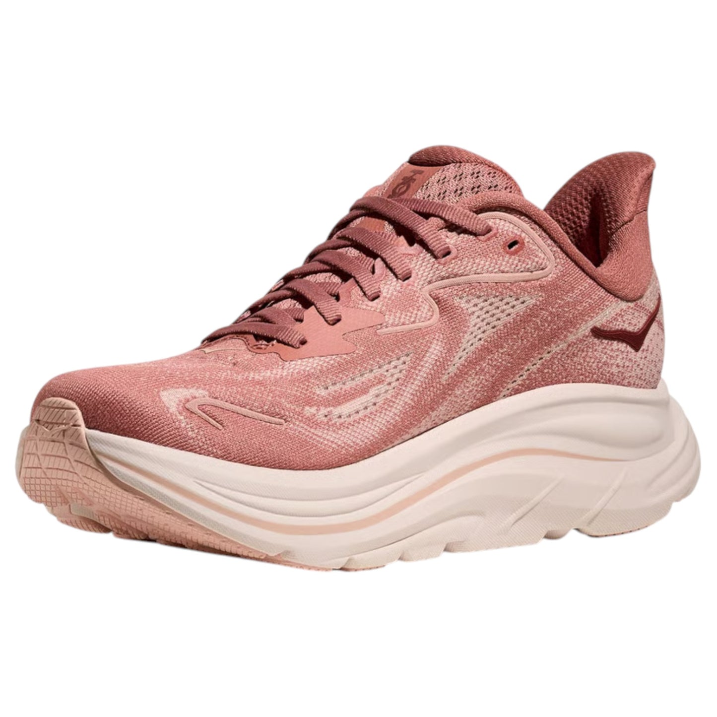 Womens Hoka Clifton 10 Shoes Blush Rose