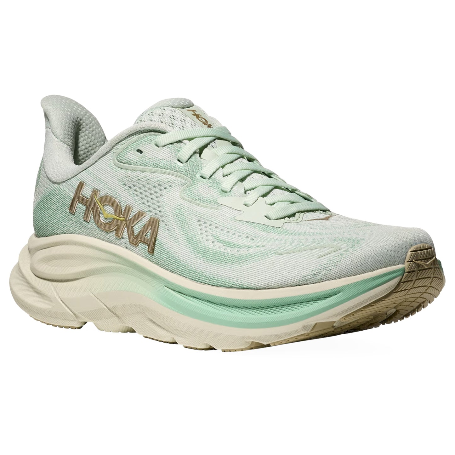 Womens Hoka Clifton 10 Shoes Sea Glass