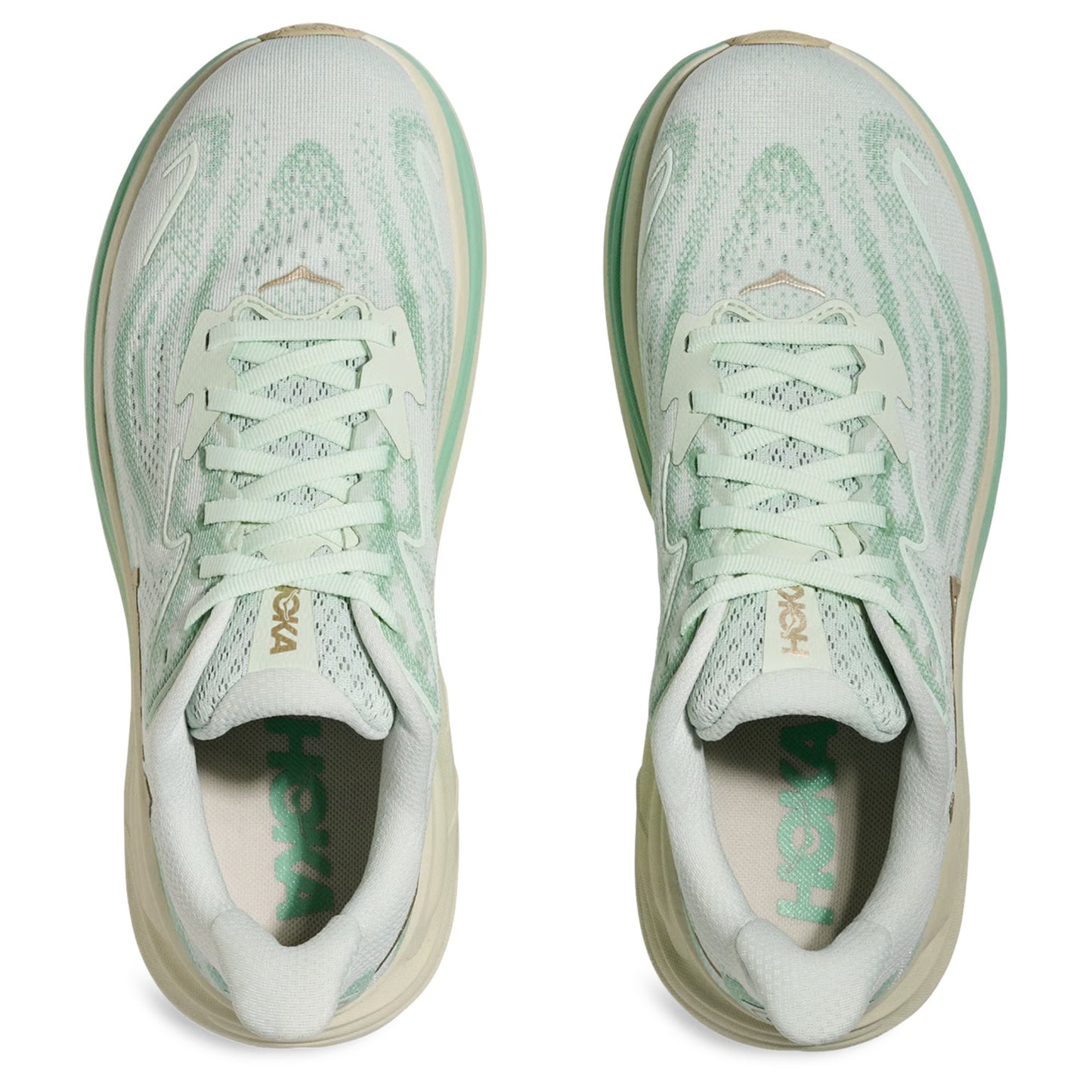 Womens Hoka Clifton 10 Shoes Sea Glass