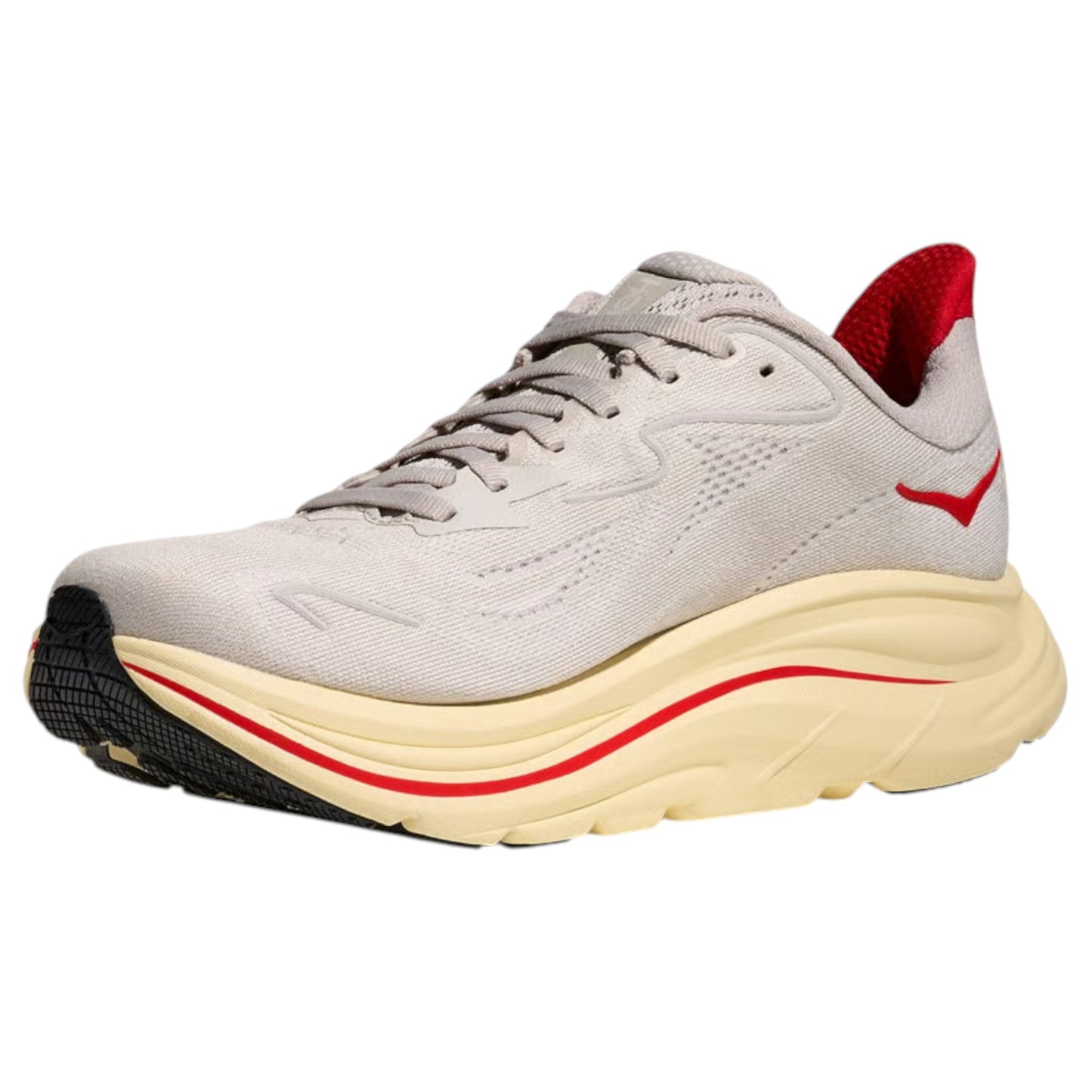 Womens Hoka Clifton 10 Shoes Stucco/Cerise
