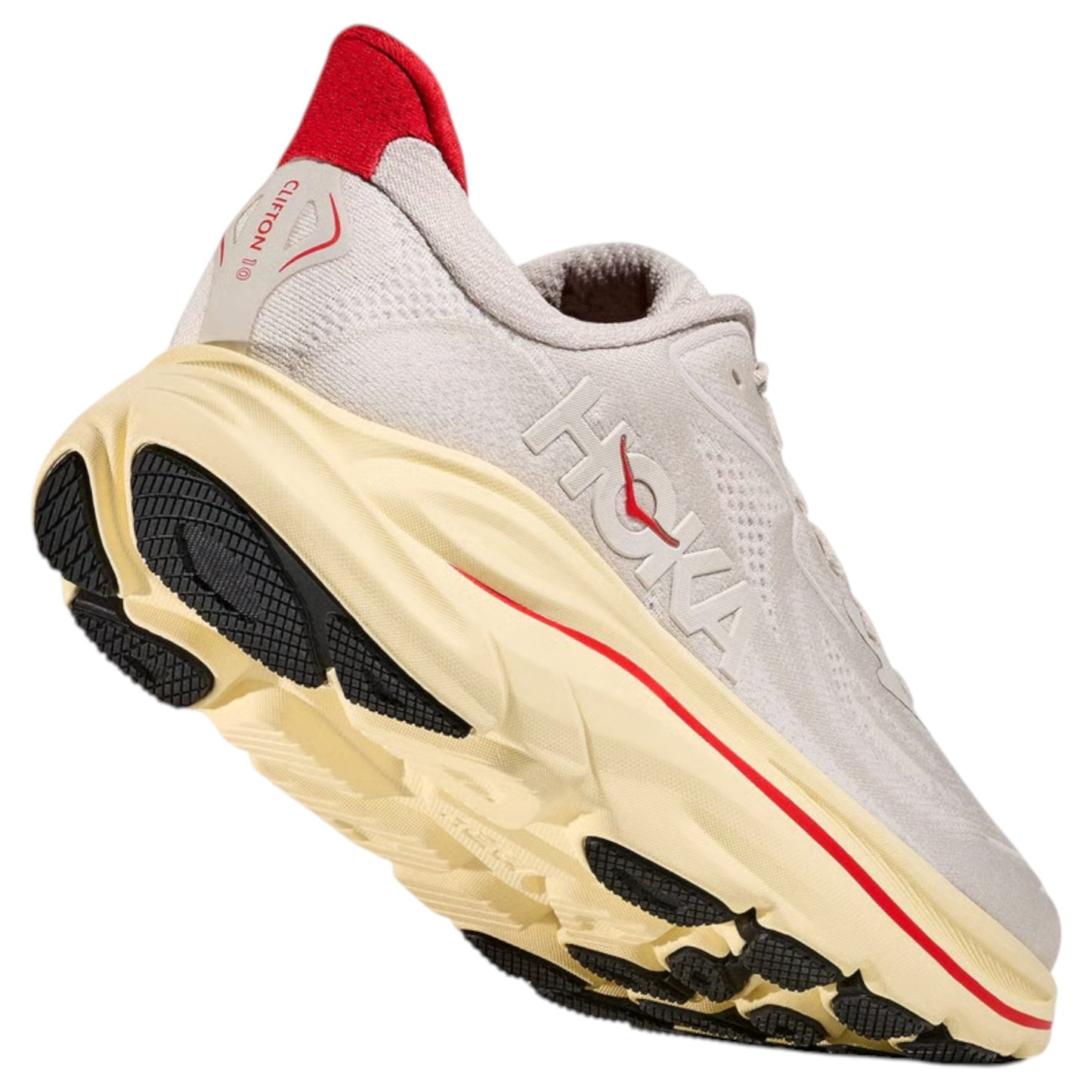 Womens Hoka Clifton 10 Shoes Stucco/Cerise