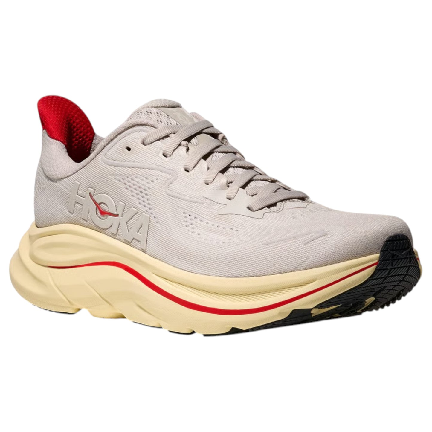 Womens Hoka Clifton 10 Shoes Stucco/Cerise