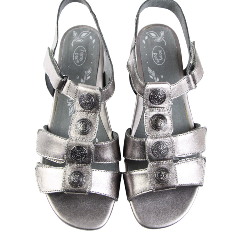 Womens HomyPed Celia Sandals Platinum