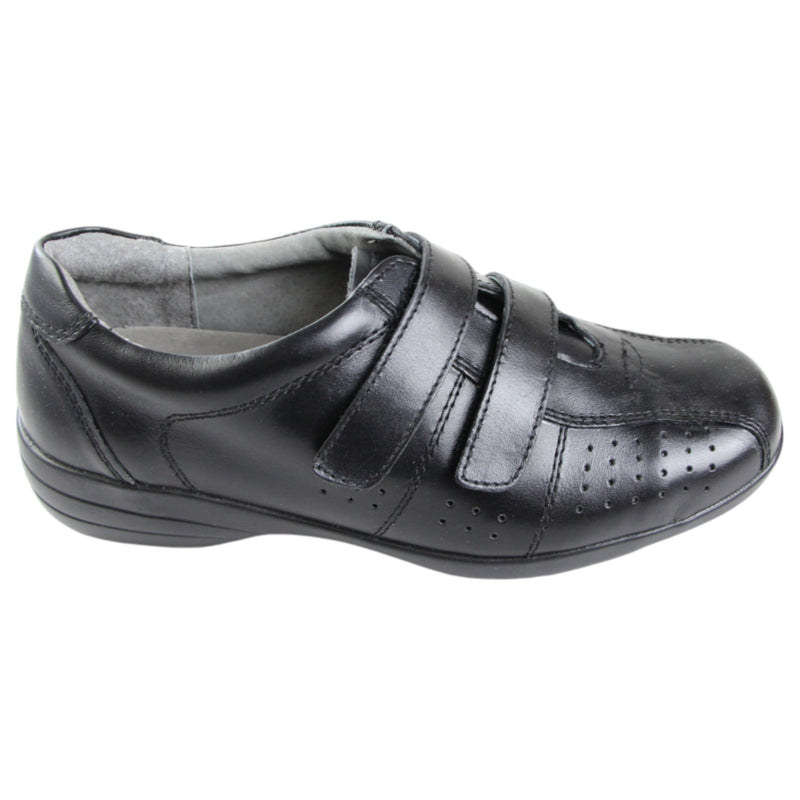 Womens Homyped Evadene Flats Black