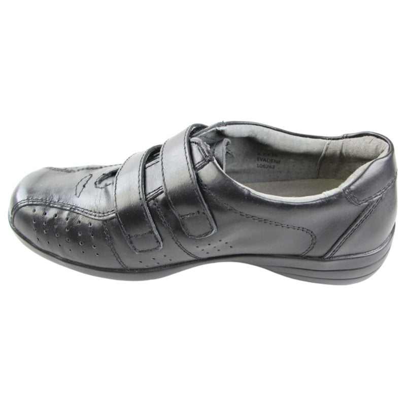 Womens Homyped Evadene Flats Black