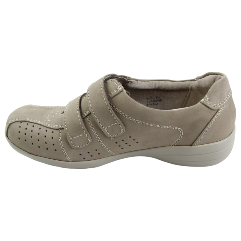 Womens Homyped Evadene Flats Stucco