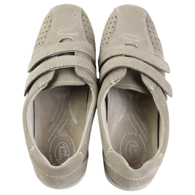 Womens Homyped Evadene Flats Stucco