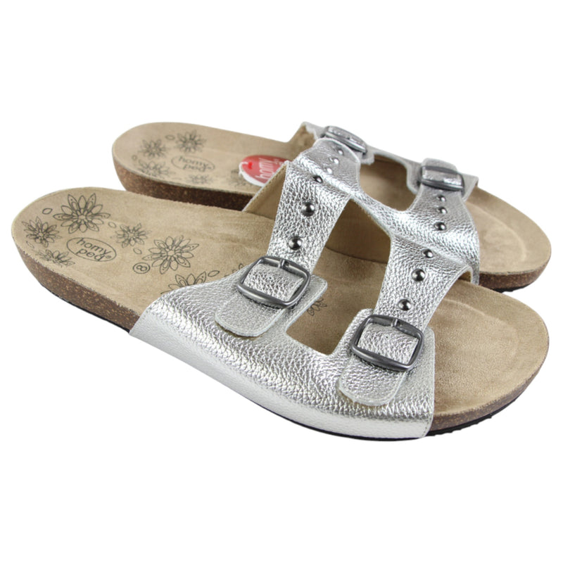 Womens HomyPed Raven Sandals Platinum