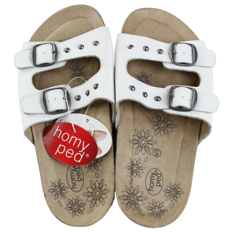 Womens HomyPed Raven Sandals White