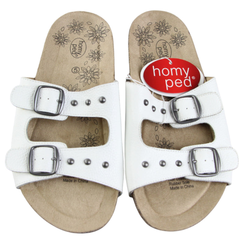 Womens HomyPed Raven Sandals White