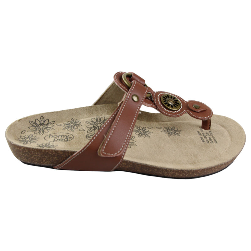 Womens HomyPed Reece Flats Tan