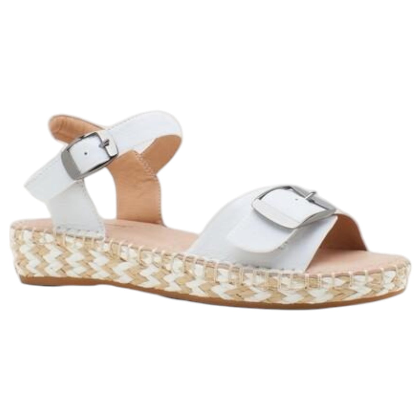 Womens Hush Puppies Basha Sandals White