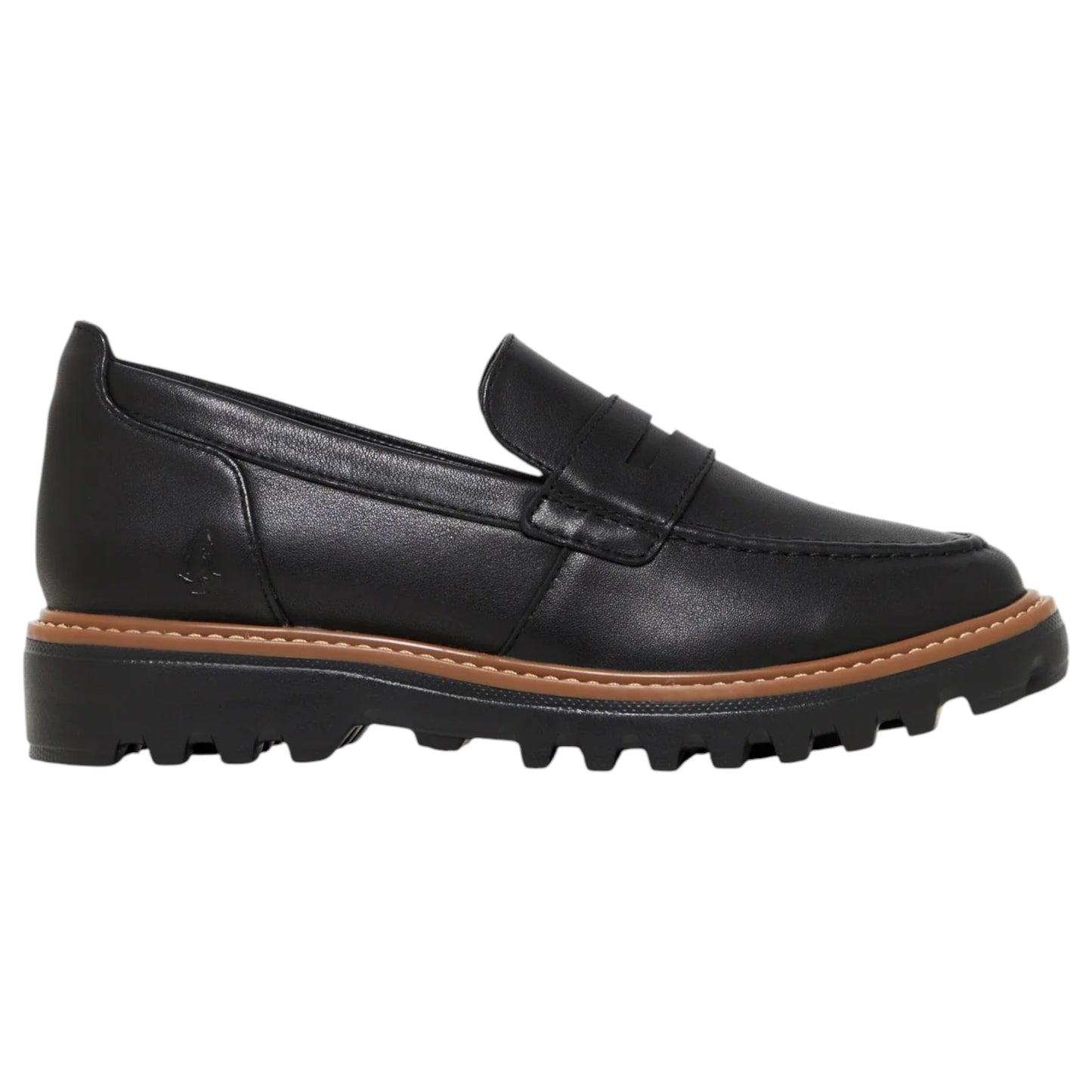 Womens Hush Puppies Beau Flat Flats Black