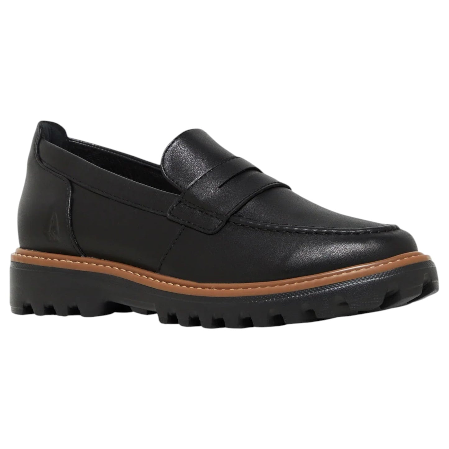 Womens Hush Puppies Beau Flat Flats Black
