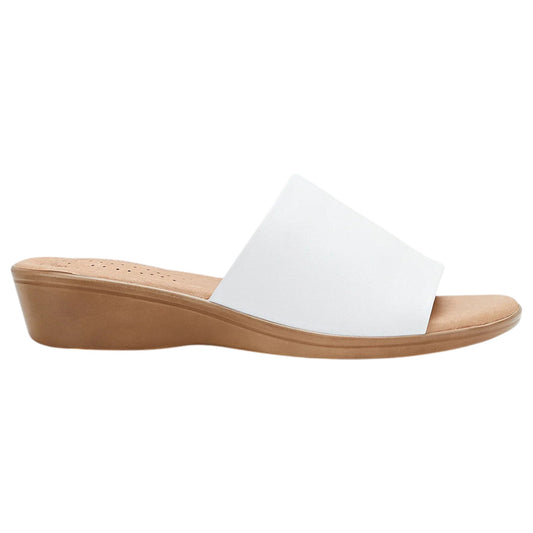 Womens Hush Puppies Coco Slides White