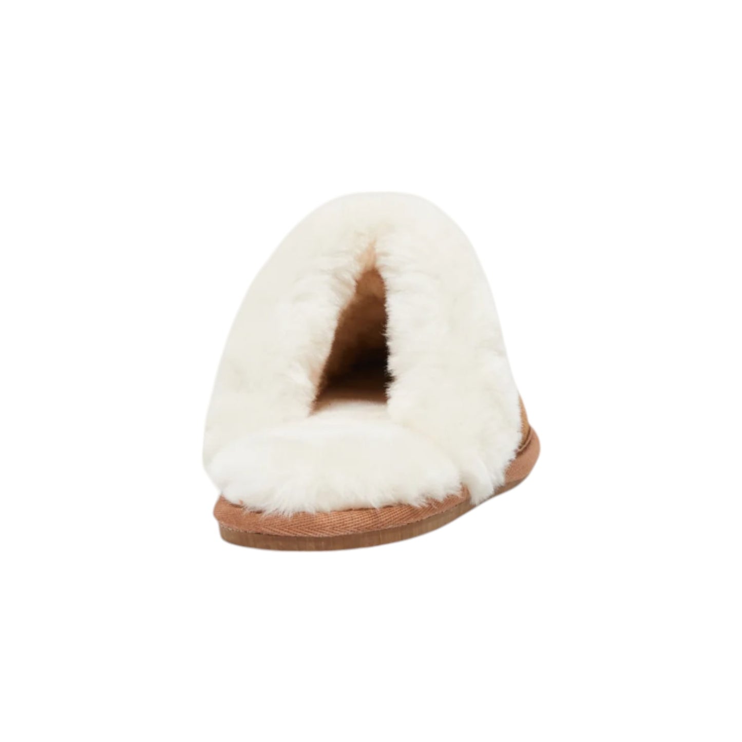 Womens Hush Puppies Cushy Slippers Chestnut Suede