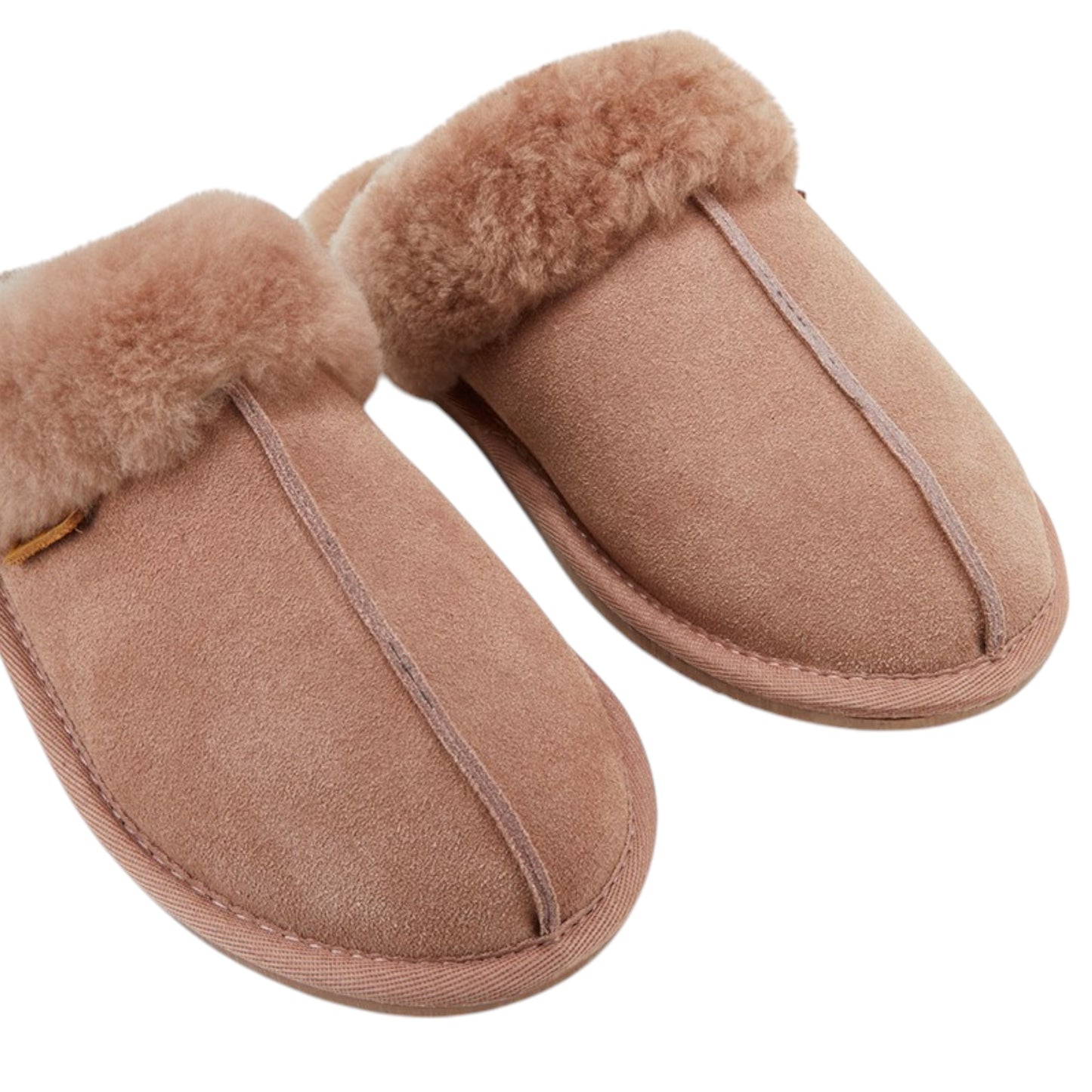 Womens Hush Puppies Cushy Slippers Winter Blush Suede