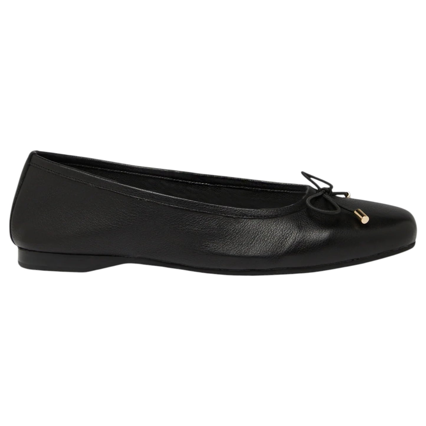 Womens Hush Puppies Kettle Flat Flats Black