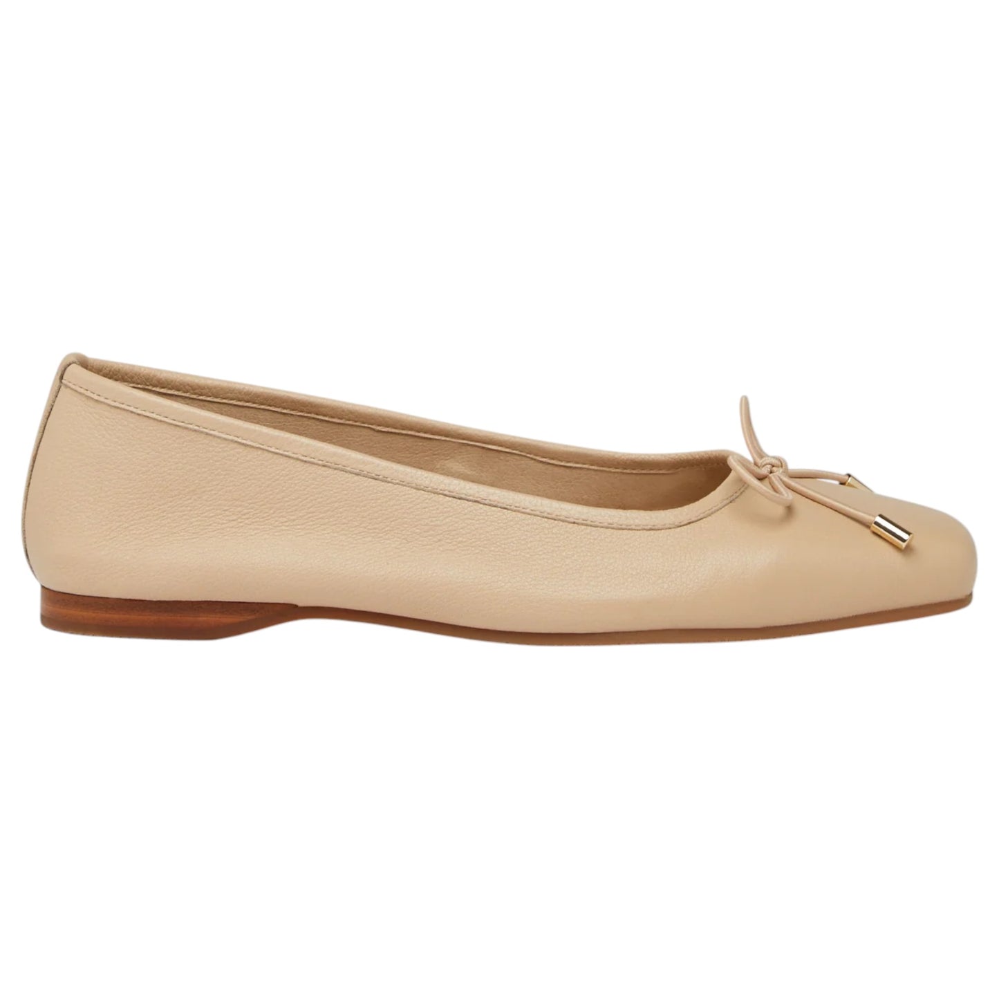 Womens Hush Puppies Kettle Flat Flats Latte