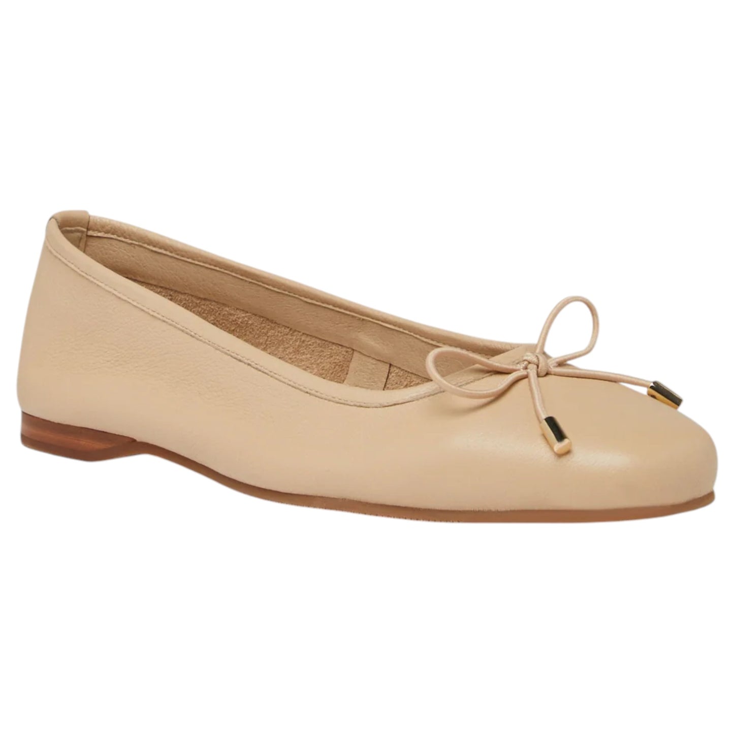 Womens Hush Puppies Kettle Flat Flats Latte