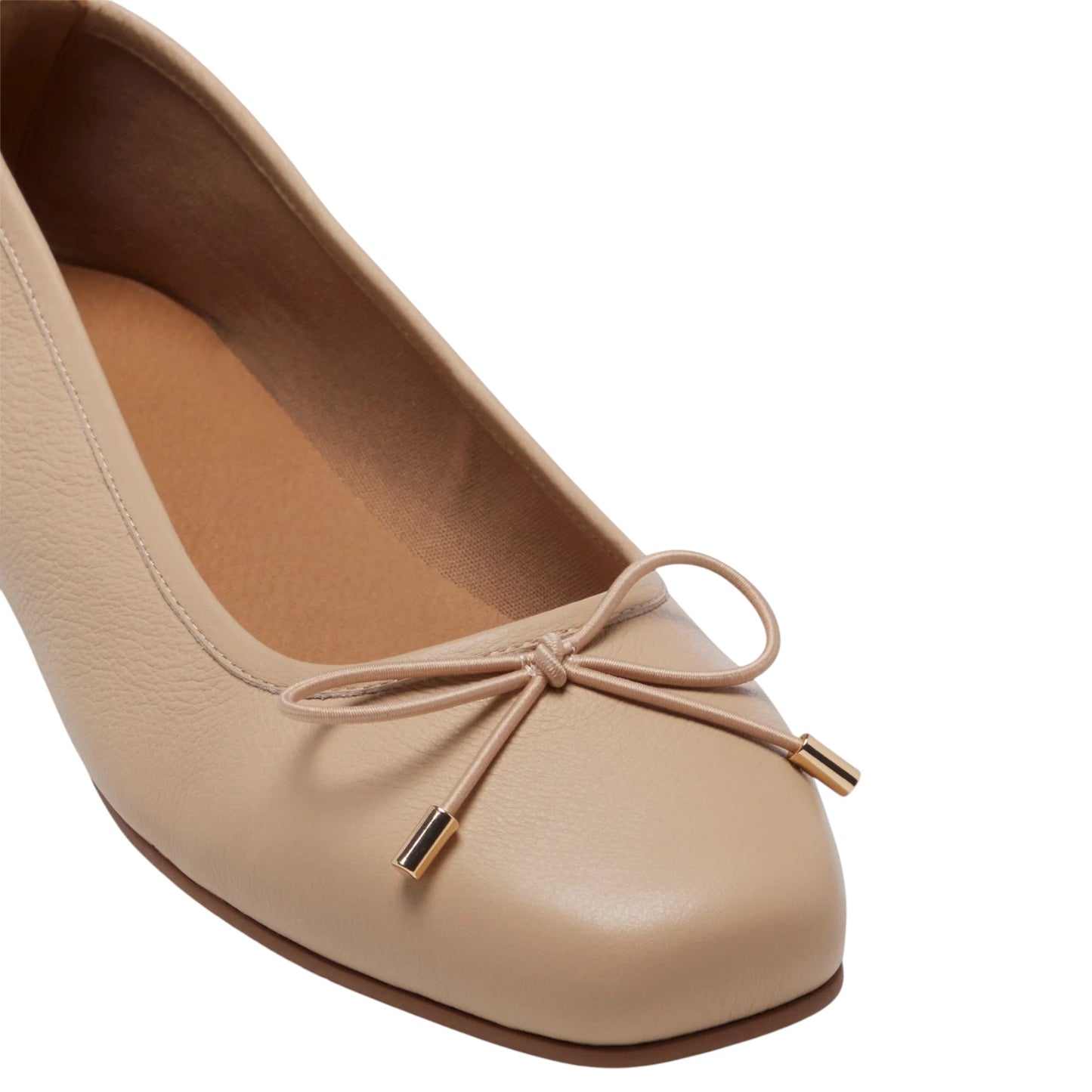 Womens Hush Puppies Kettle Flat Flats Latte