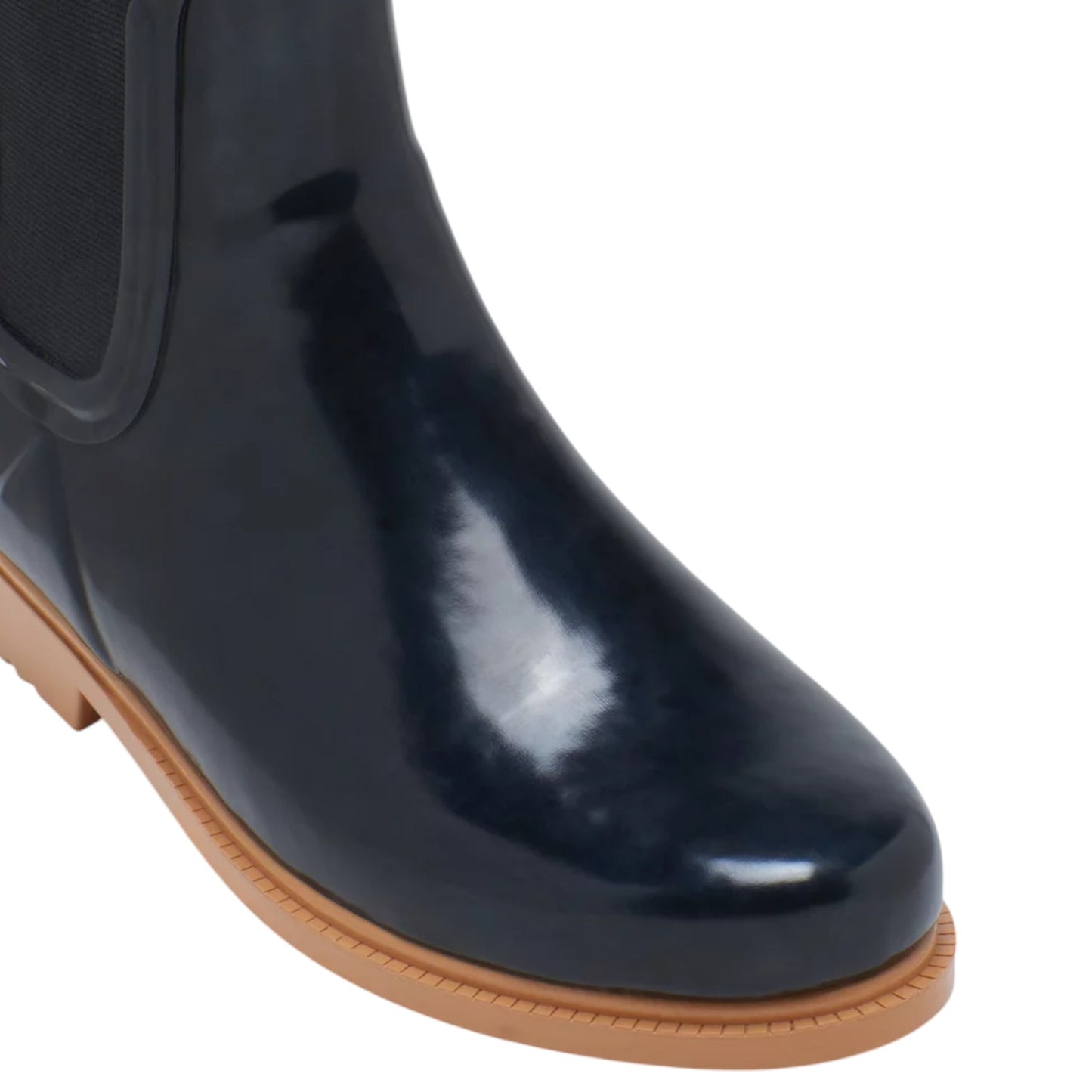 Womens Hush Puppies Muddy Boots Black Shine