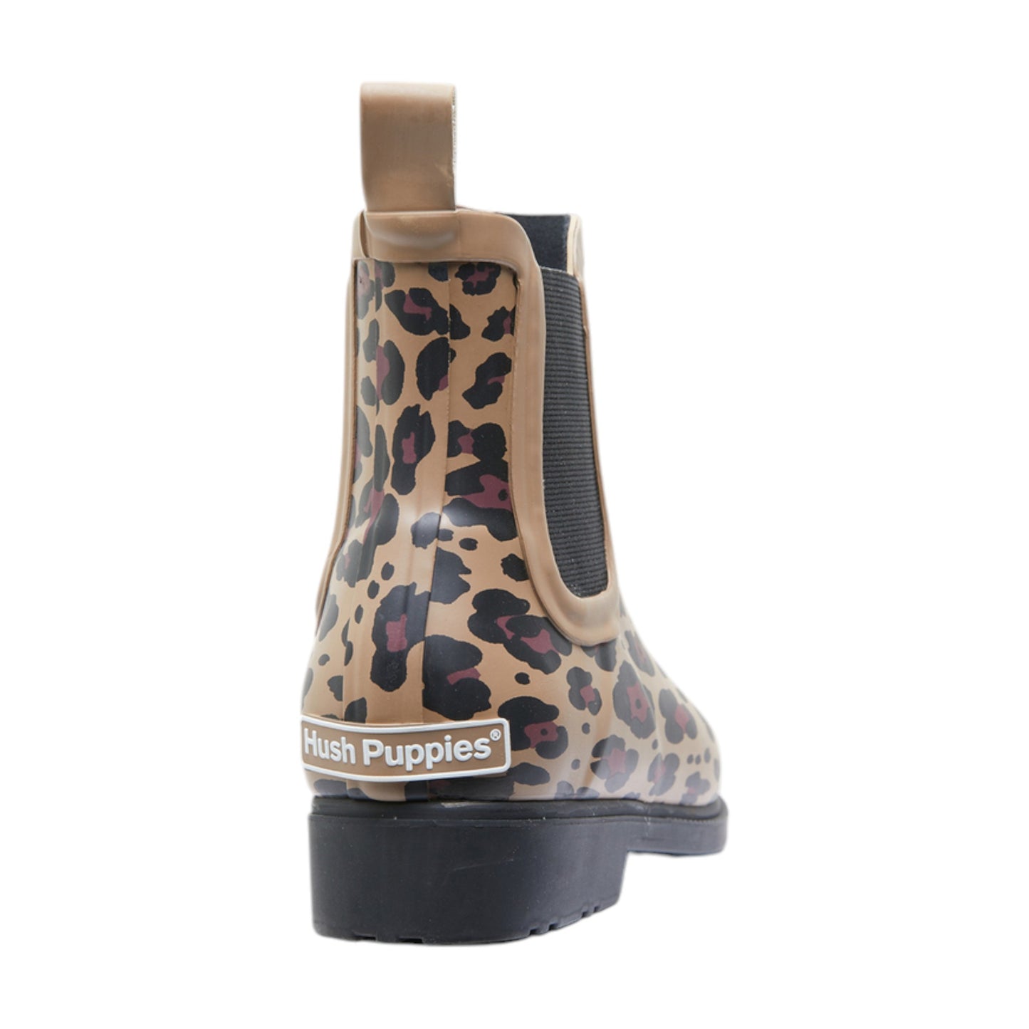 Womens Hush Puppies Muddy Boots Leopard