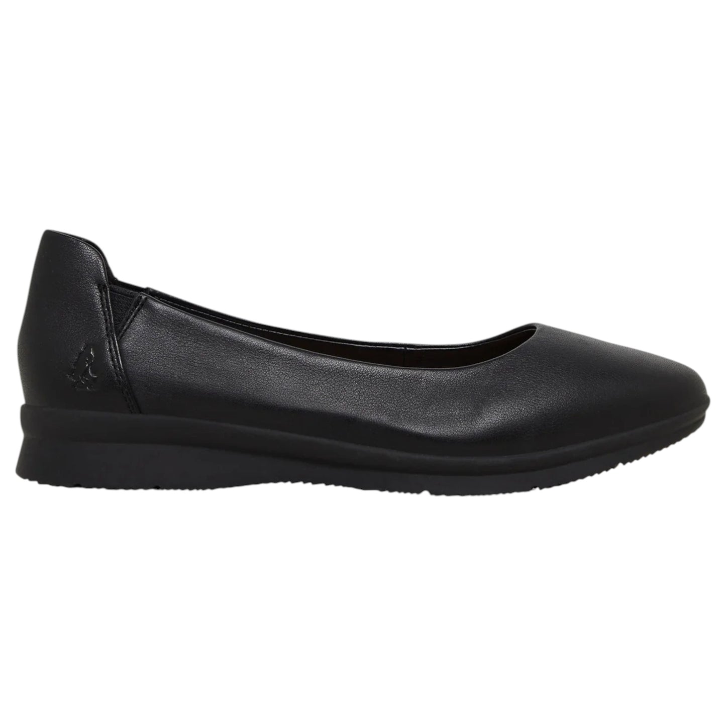 Womens Hush Puppies Nellie Flat Flats Black