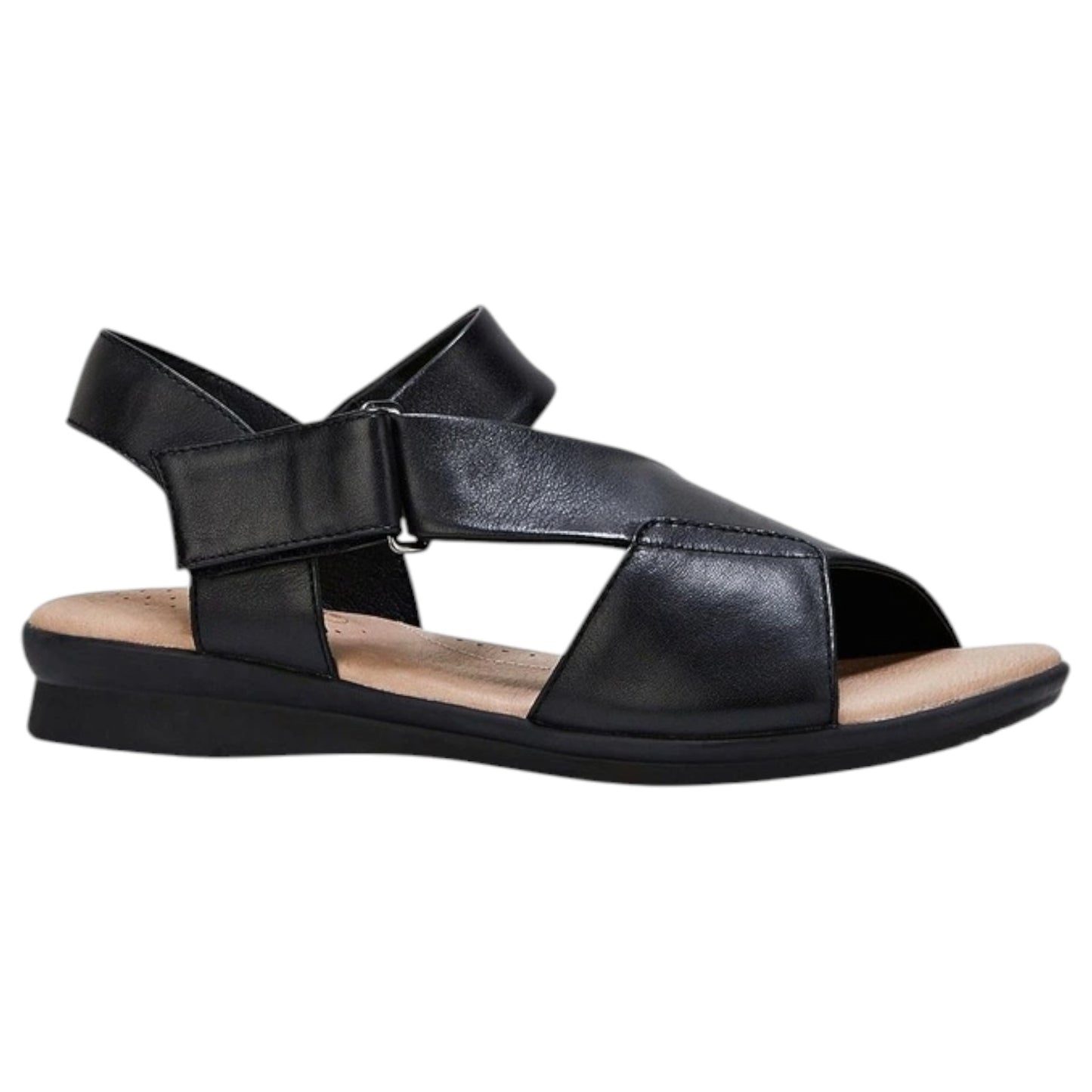 Womens Hush Puppies Nizki Sandals Black