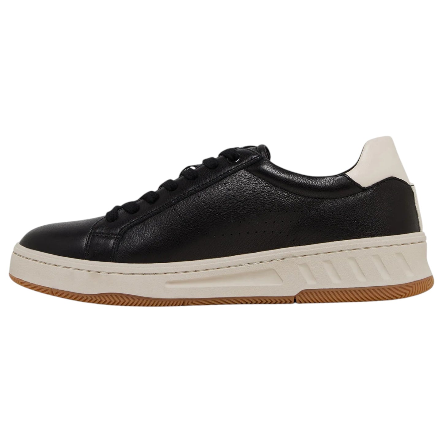 Womens Hush Puppies Spin Shoes Black/White