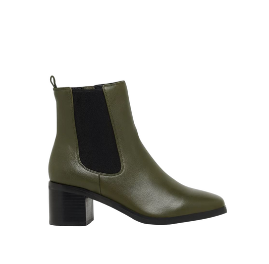 Womens Hush Puppies Sublime Boots Dark Olive