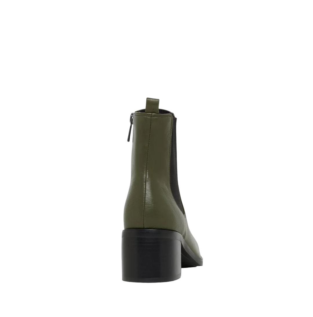 Womens Hush Puppies Sublime Boots Dark Olive